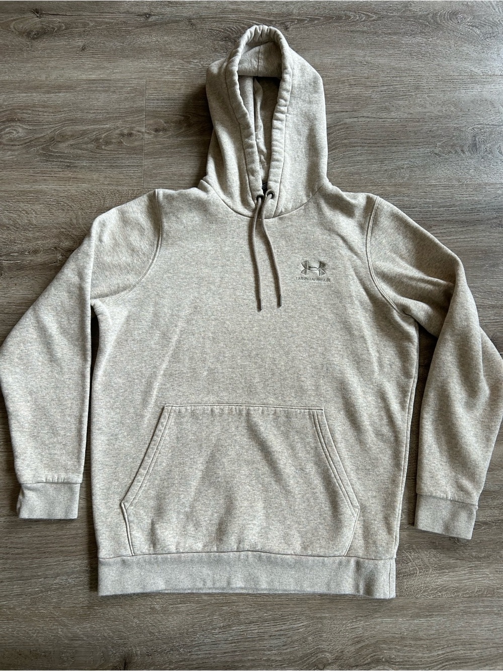 Under Armour Men’s Beige Hooded Sweatshirt